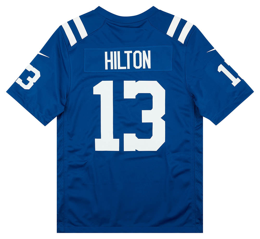 2018-21 INDIANAPOLIS COLTS HILTON #13 NIKE GAME JERSEY (HOME) S - W/TAGS