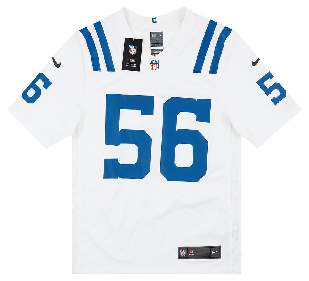 2018-22 INDIANAPOLIS COLTS NELSON #56 NIKE GAME JERSEY (AWAY) S - W/TAGS
