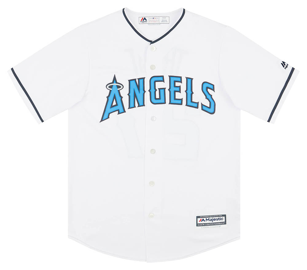 2017 LA ANGELS TROUT #27 MAJESTIC FATHER'S DAY JERSEY (HOME) S - Classic  American Sports