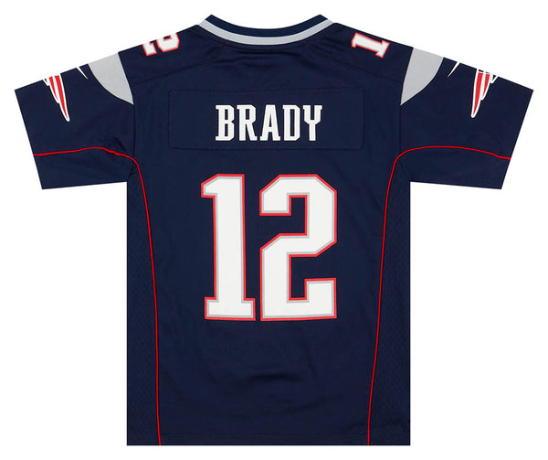 Nike New England Patriots Tom Brady Game Jersey - Navy #12