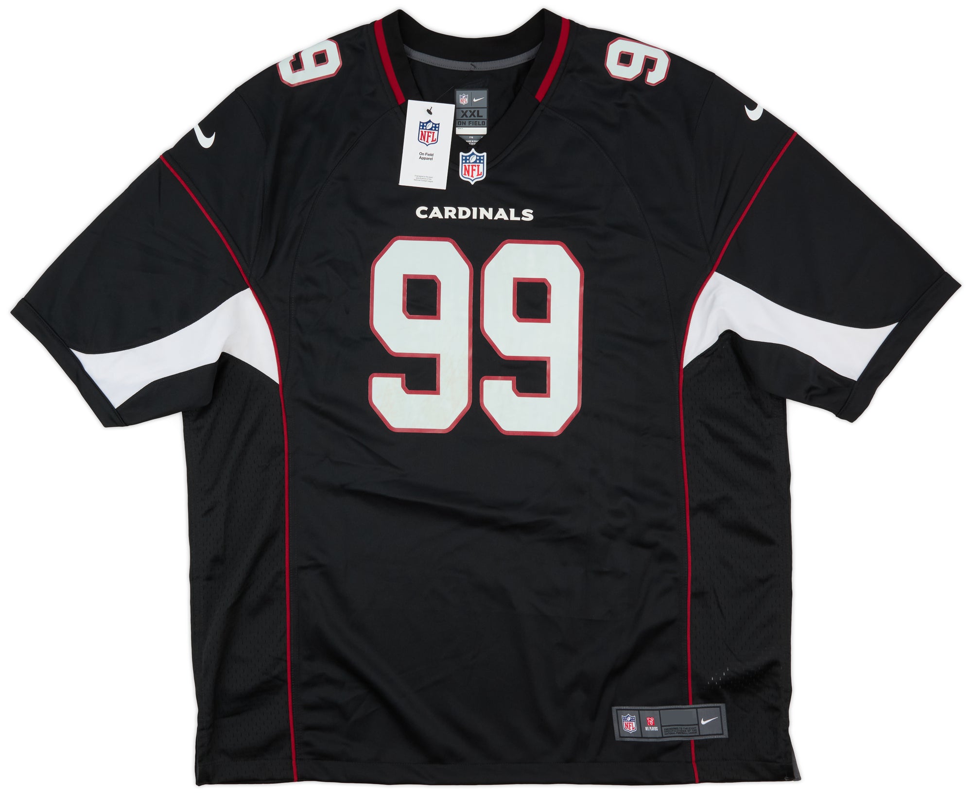 2021-22 ARIZONA CARDINALS WATT #99 NIKE GAME JERSEY (ALTERNATE) XXL - W/TAGS