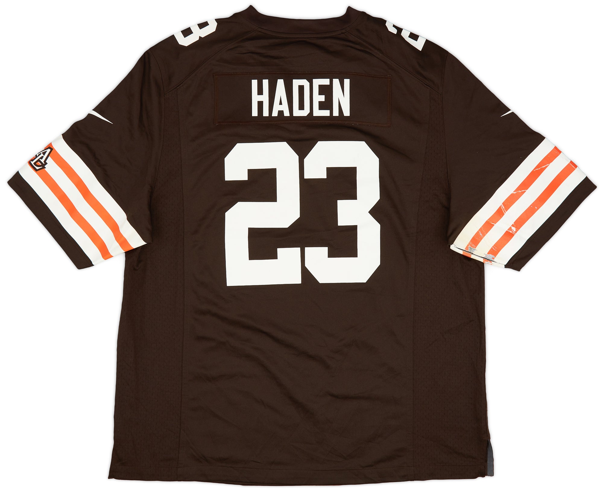 2012-14 CLEVELAND BROWNS HADEN #23 NIKE GAME JERSEY (HOME) XL