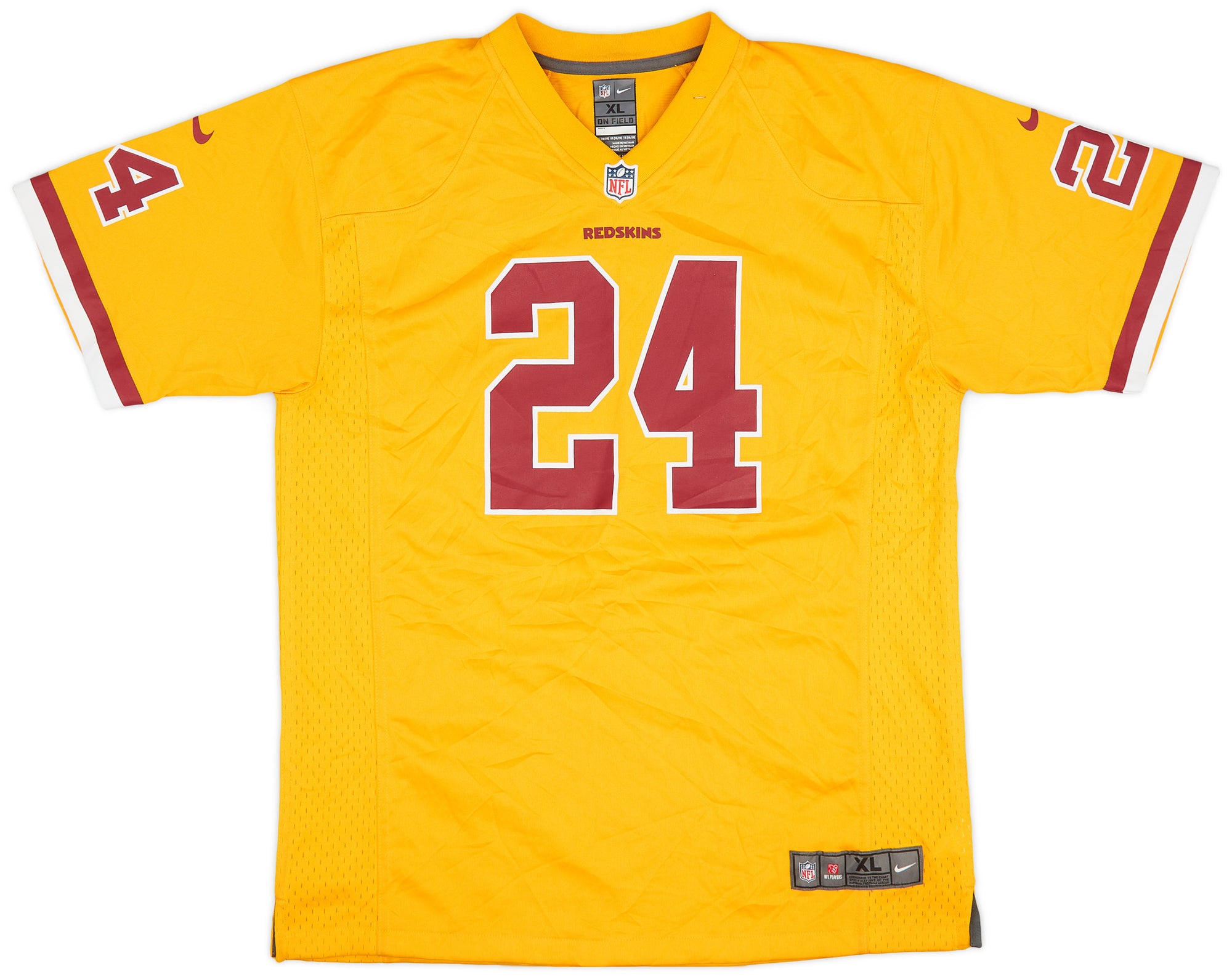 2016-19 WASHINGTON REDSKINS NORMAN #24 NIKE GAME JERSEY (ALTERNATE) Y