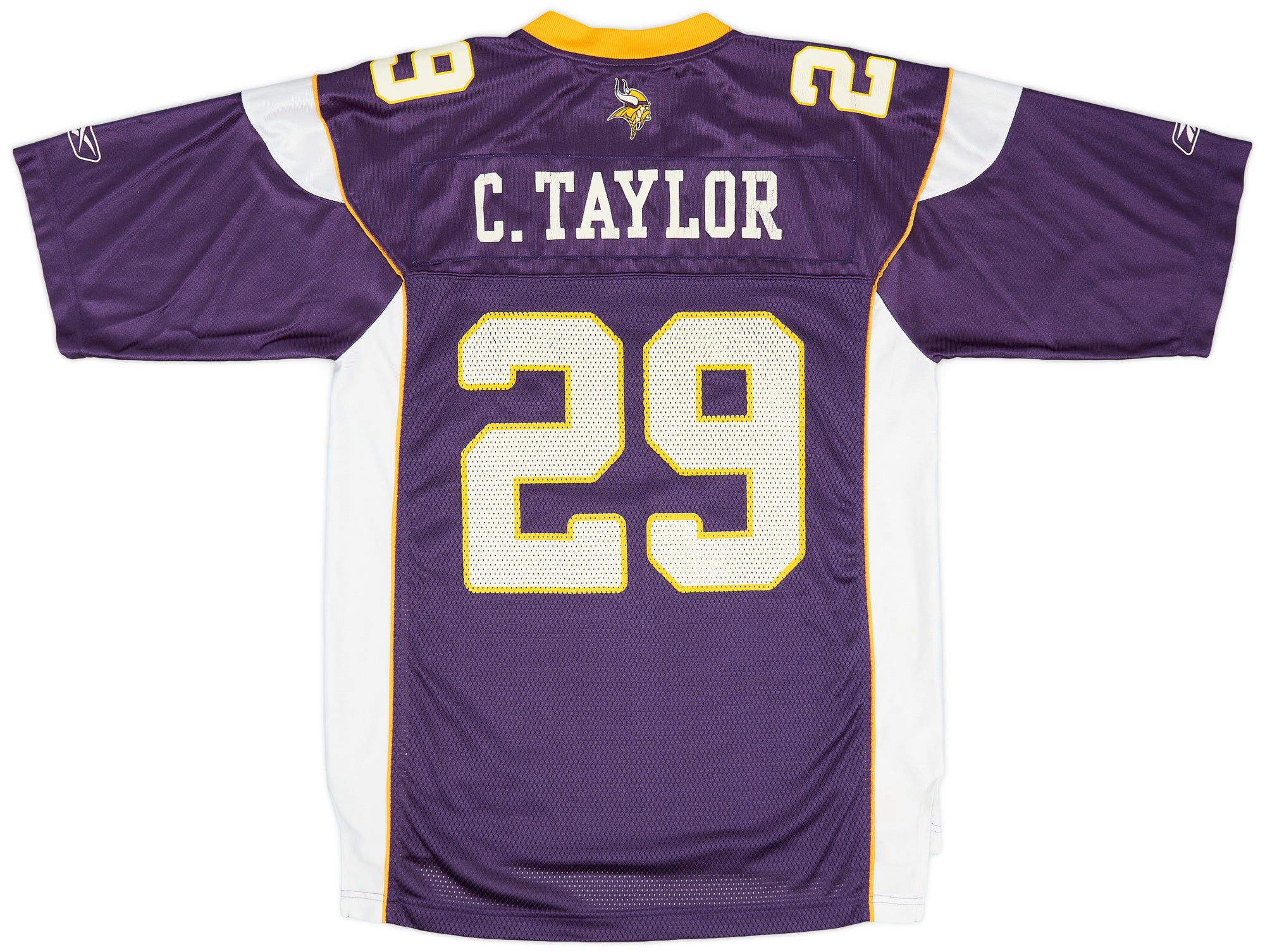 2006 MINNESOTA VIKINGS C. TAYLOR #29 REEBOK ON FIELD JERSEY (HOME) M