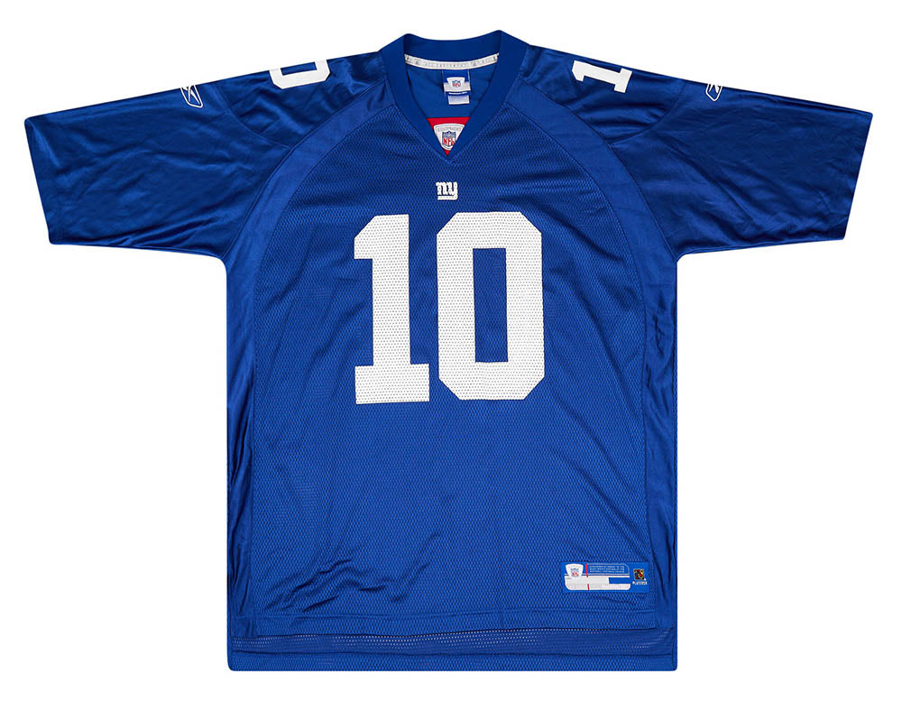 Eli Manning - Reebok On Field - NY Giants - Red Jersey - Yourh Large