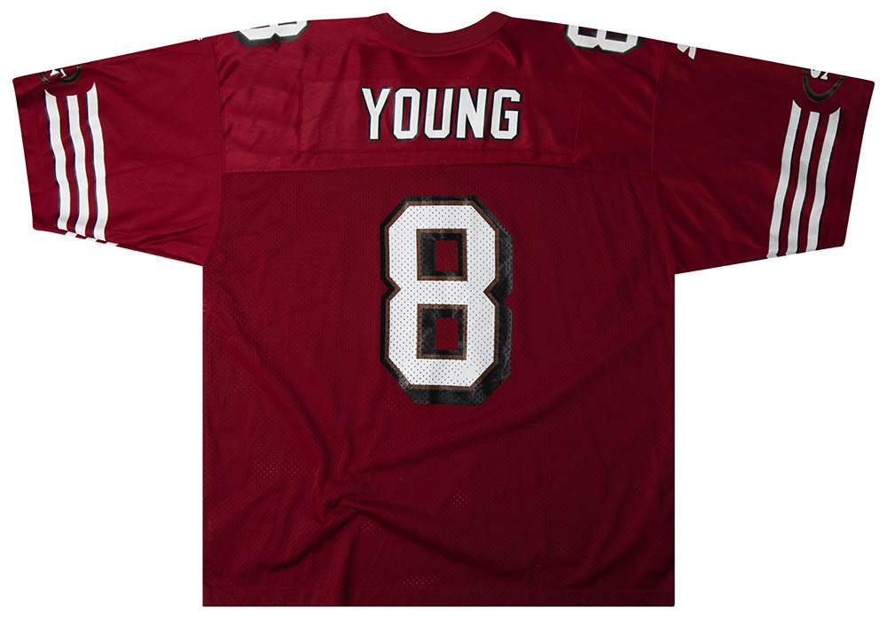 1996-98 SAN FRANCISCO 49ERS YOUNG #8 STARTER JERSEY (HOME) M