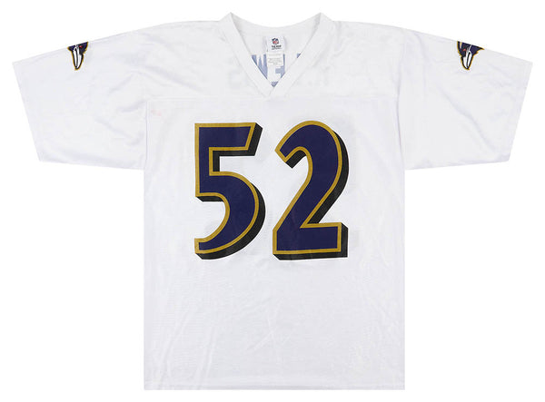 NFL #52 RAY LEWIS BALTIMORE RAVENS REEBOK JERSEY FOOTBALL SIZE L