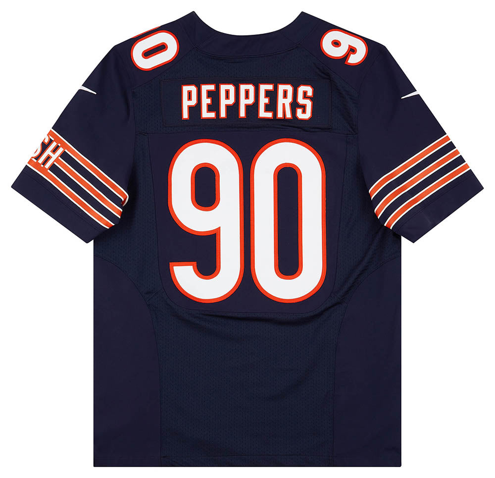 2012-13 CHICAGO BEARS PEPPERS #90 NIKE AUTHENTIC JERSEY (HOME) L