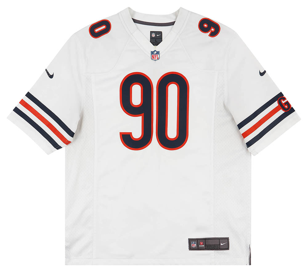 2012-13 CHICAGO BEARS PEPPERS #90 NIKE GAME JERSEY (AWAY) L - Classic  American Sports