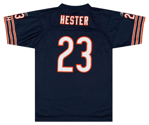 2008-11 CHICAGO BEARS HESTER #23 REEBOK ON FIELD JERSEY (AWAY) Y