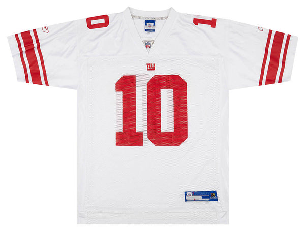 2005-06 NEW YORK GIANTS MANNING #10 REEBOK ON FIELD JERSEY (AWAY) L -  Classic American Sports