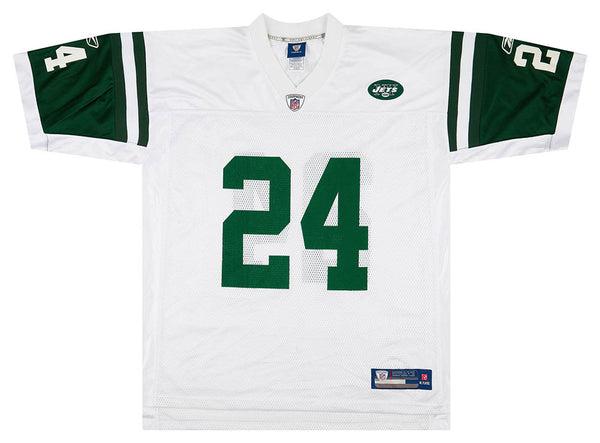 2008-11 NEW YORK JETS REVIS #24 REEBOK ON FIELD JERSEY (HOME) S