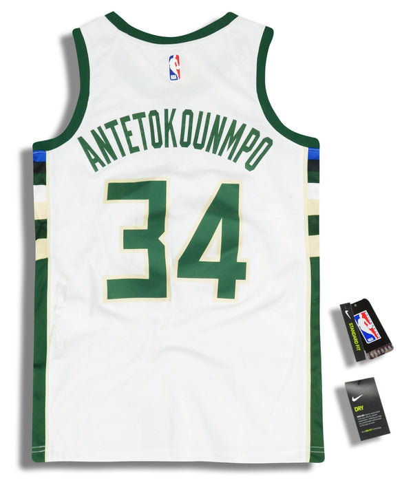 Giannis Antetokounmpo Autographed Milwaukee (White #34) Jersey