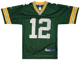 2008-11 GREEN BAY PACKERS RODGERS #12 REEBOK ON FIELD JERSEY (HOME) S