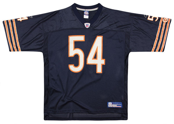 2004 CHICAGO BEARS URLACHER #54 REEBOK ON FIELD JERSEY (ALTERNATE) XL -  Classic American Sports