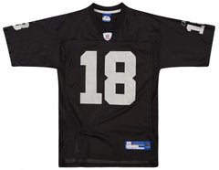 OAKLAND RAIDERS RANDY MOSS # 18 FOOTBALL JERSEY