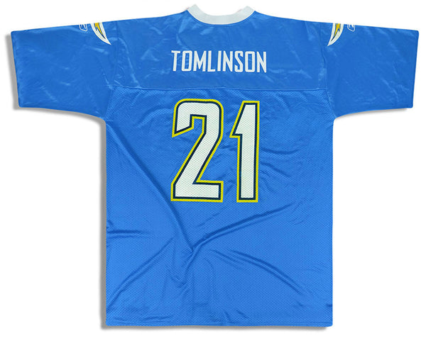 2009 SAN DIEGO CHARGERS TOMLINSON #21 REEBOK ON FIELD JERSEY