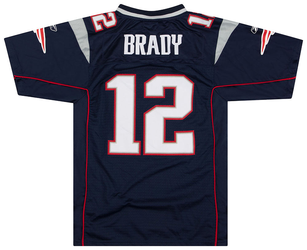 2004 Tom Brady New England Patriots Reebok Silver Alternate NFL Jersey Size  Medium – Rare VNTG