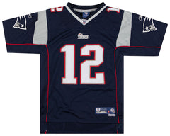 2008-11 NEW ENGLAND PATRIOTS BRADY #12 REEBOK ON FIELD JERSEY