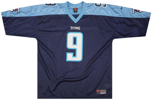 1999-00 TENNESSEE TITANS McNAIR #9 NIKE JERSEY (HOME) XXL