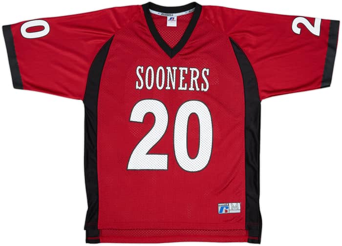 2000s Oklahoma Sooners #20 Russell Athletic Home Jersey - 9/10 - (M)