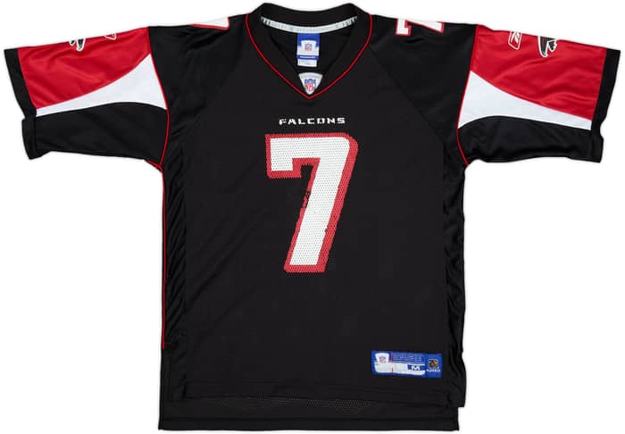 2005-06 Atlanta Falcons Vick #7 Reebok On Field Alternate Jersey - 6/10 - (M)