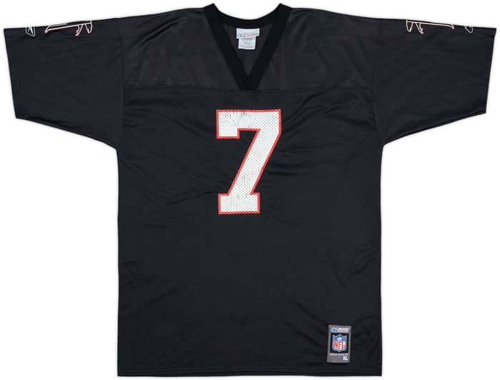 2001 Atlanta Falcons Vick #7 Reebok Home Jersey - 8/10 - (XL.Boys)