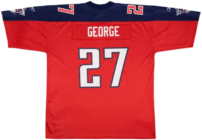 2001 Tennessee Titans George #27 Reebok Alternate Jersey - 8/10 - (XL)