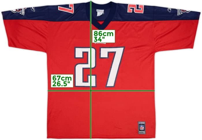 2001 Tennessee Titans George #27 Reebok Alternate Jersey - 8/10 - (XL)