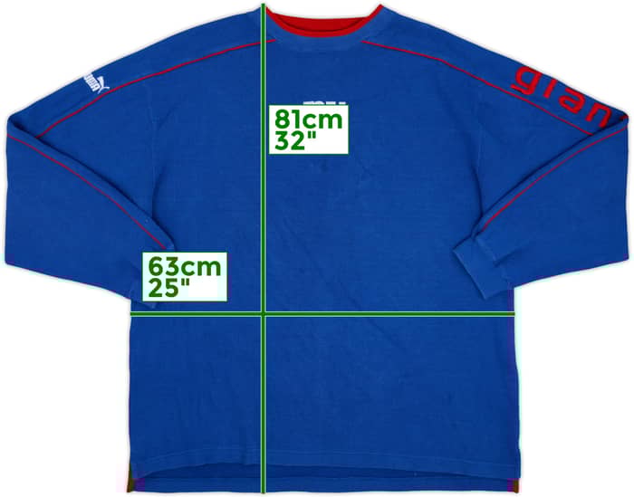 2000 New York Giants Puma Sweat Top - 8/10 - (XL)