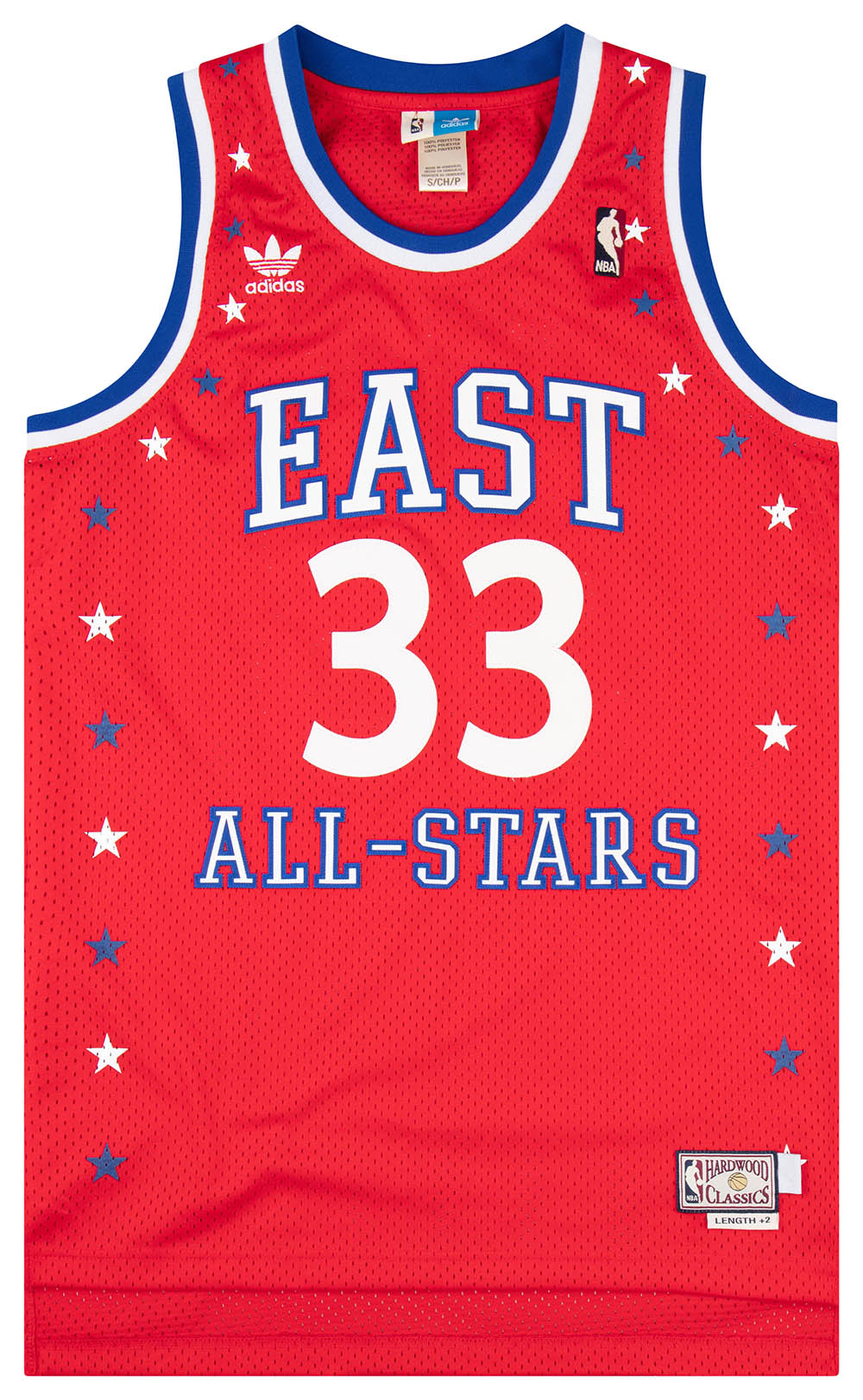 1984 NBA ALL-STAR GAME BIRD #33 ADIDAS HARDWOOD CLASSICS SWINGMAN