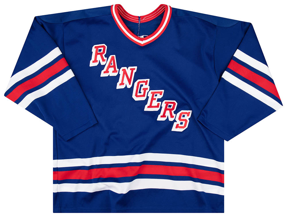 Vintage 90s CCM New York Rangers Goalie All Over Print Jersey NHL Hockey  Size XL