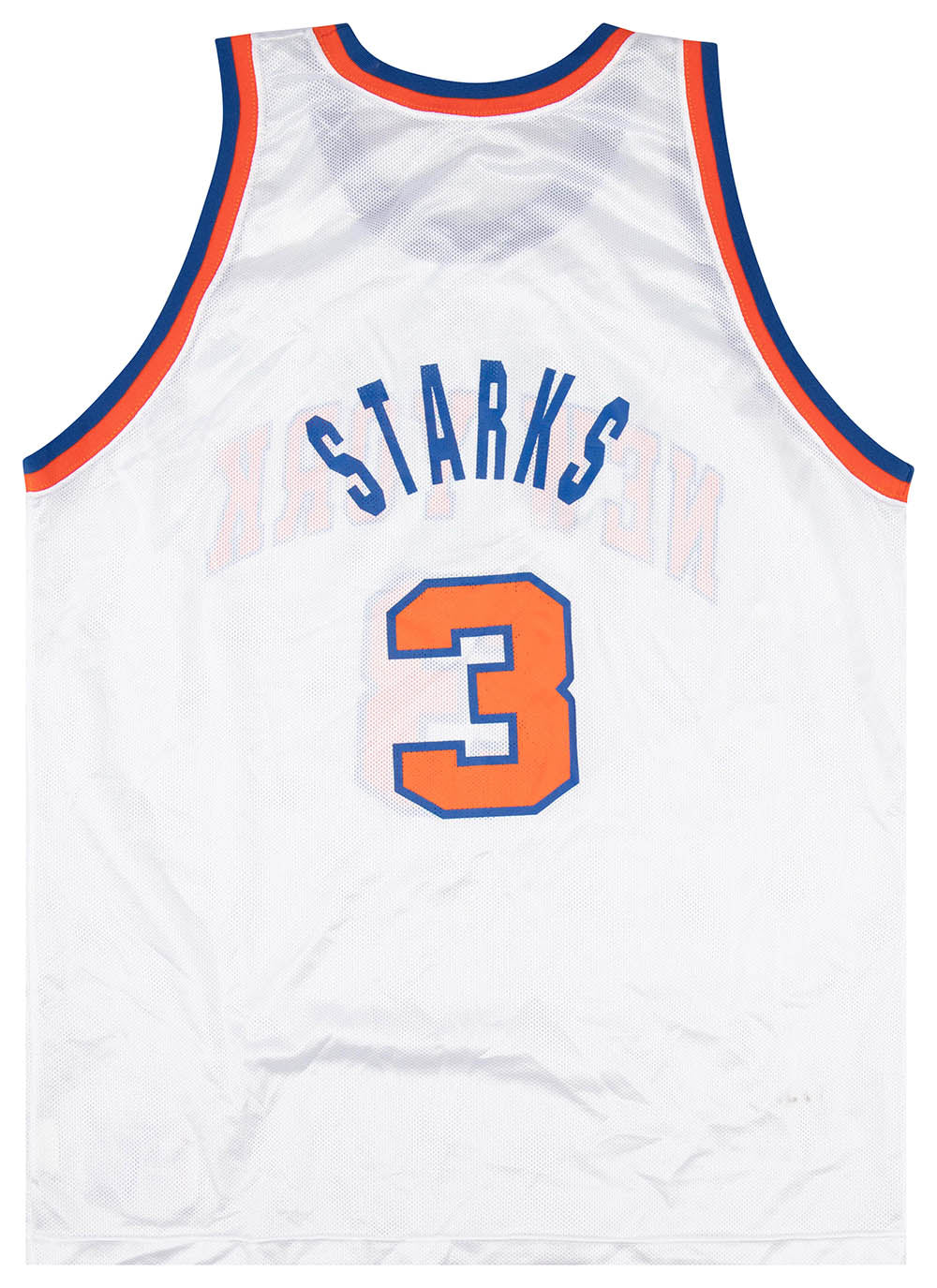 New York Knicks John Starks Swingman White Jersey