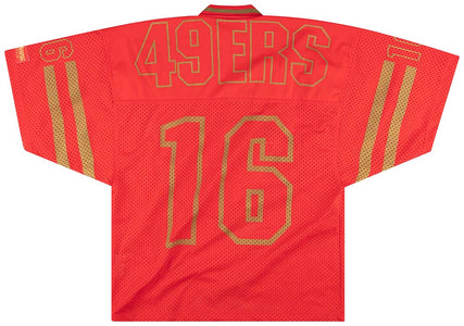 1991 SAN FRANCISCO 49ERS #16 CAMPRI TEAMLINE JERSEY XL