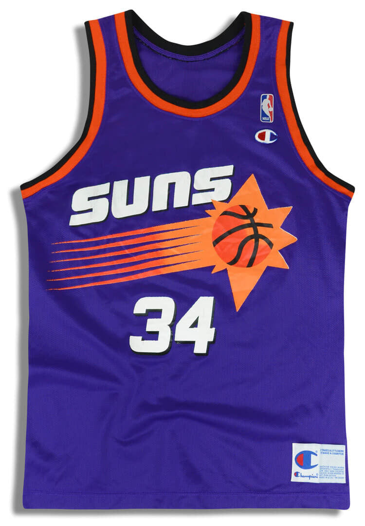 Vintage Phoenix Suns Charles Barkley 34 Jersey Champion Size 