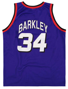 1992-96 PHOENIX SUNS BARKLEY #34 CHAMPION JERSEY (AWAY) L
