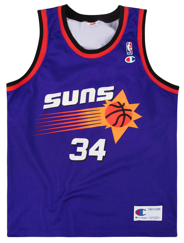 1992-95 PHOENIX SUNS BARKLEY #34 CHAMPION JERSEY (AWAY) XL