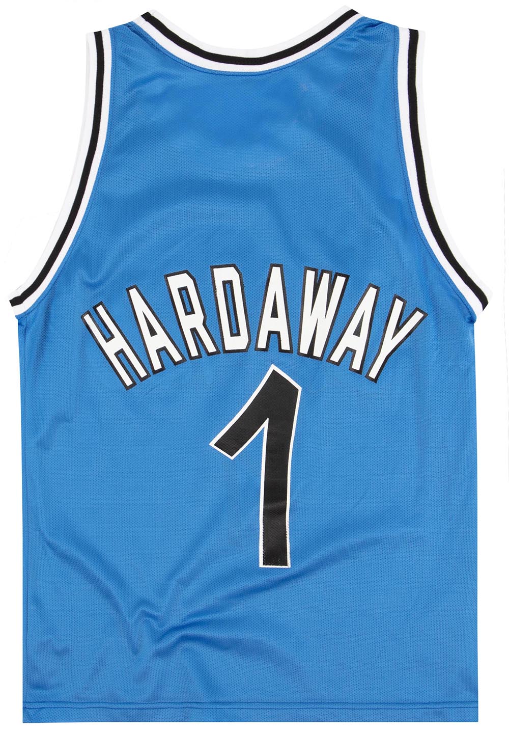 1994-95 ORLANDO MAGIC HARDAWAY #1 CHAMPION JERSEY (AWAY) M