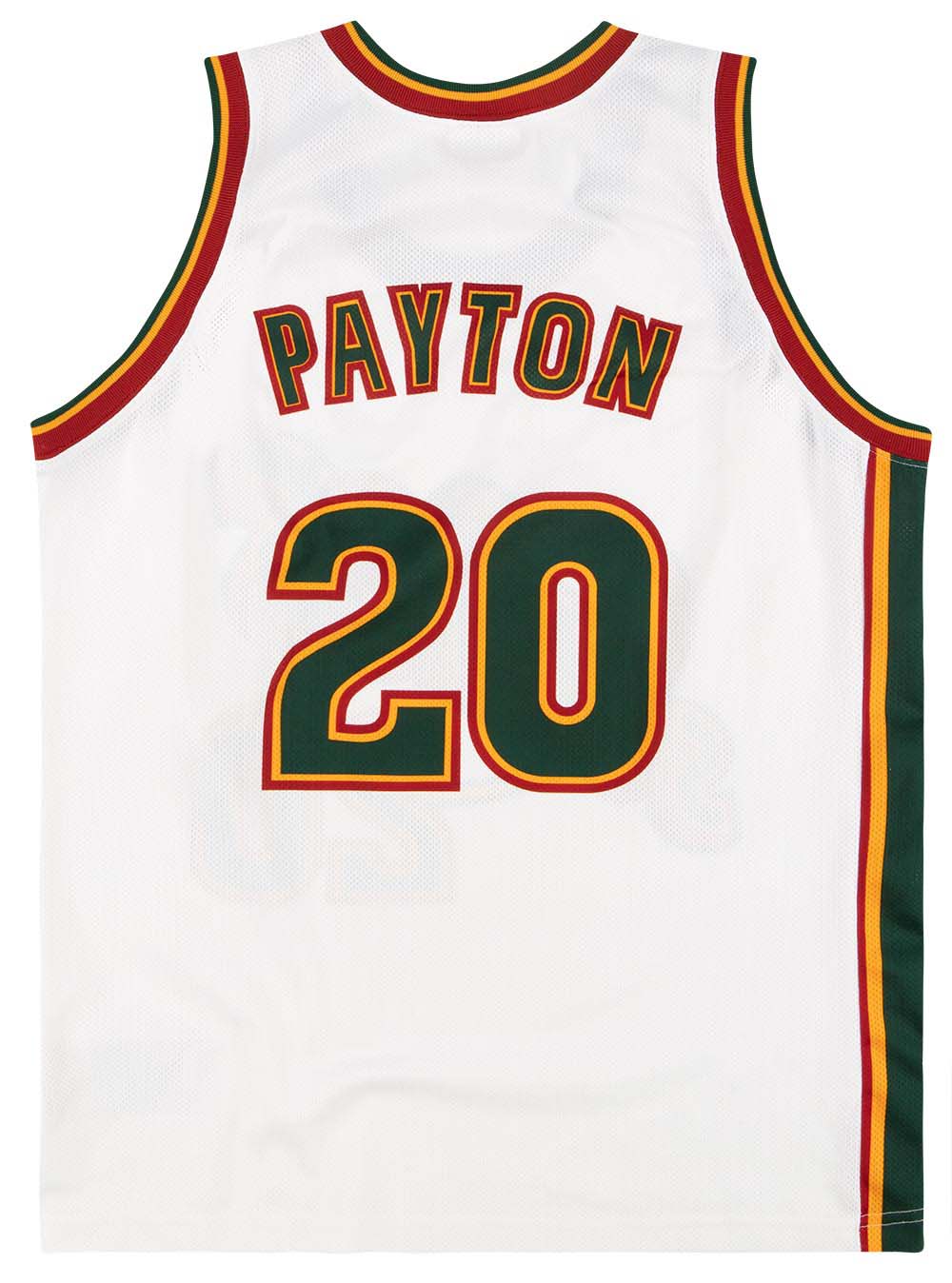 1995-01 Seattle SuperSonics Payton #20 Champion Away Jersey (Excellent) M