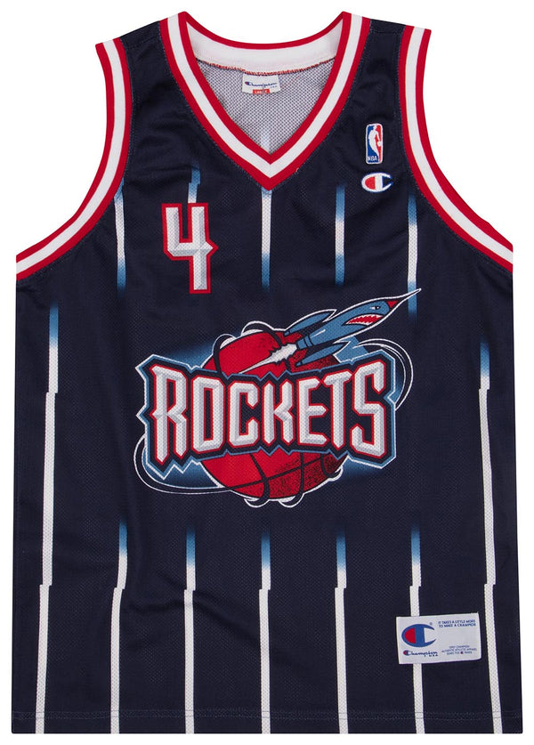 Vintage Champion NBA Houston Rockets Barkley #4 Jersey 1996-2000 Size 52