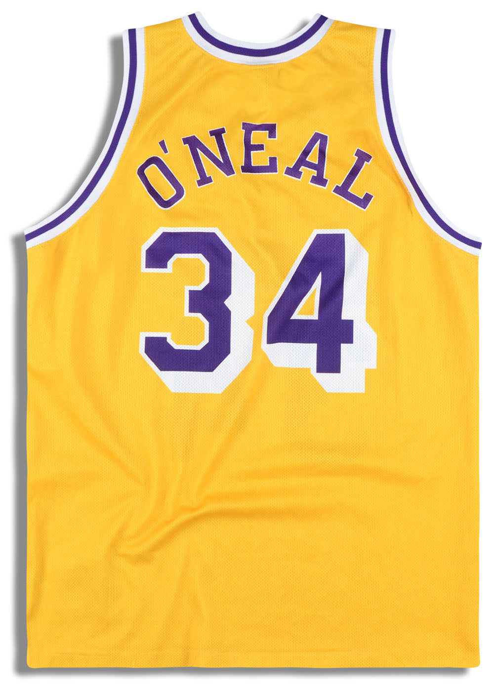 Vintage Champion Lakers 34 Shaquille O'neal Jersey -  Hong Kong