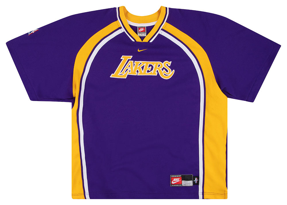 2001 Los Angeles Lakers Nike NBA Shooting Shirt Jersey Size XL – Rare VNTG
