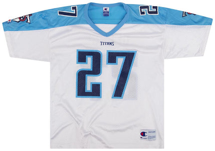 1999-00 TENNESSEE TITANS GEORGE #27 CHAMPION JERSEY (AWAY) M