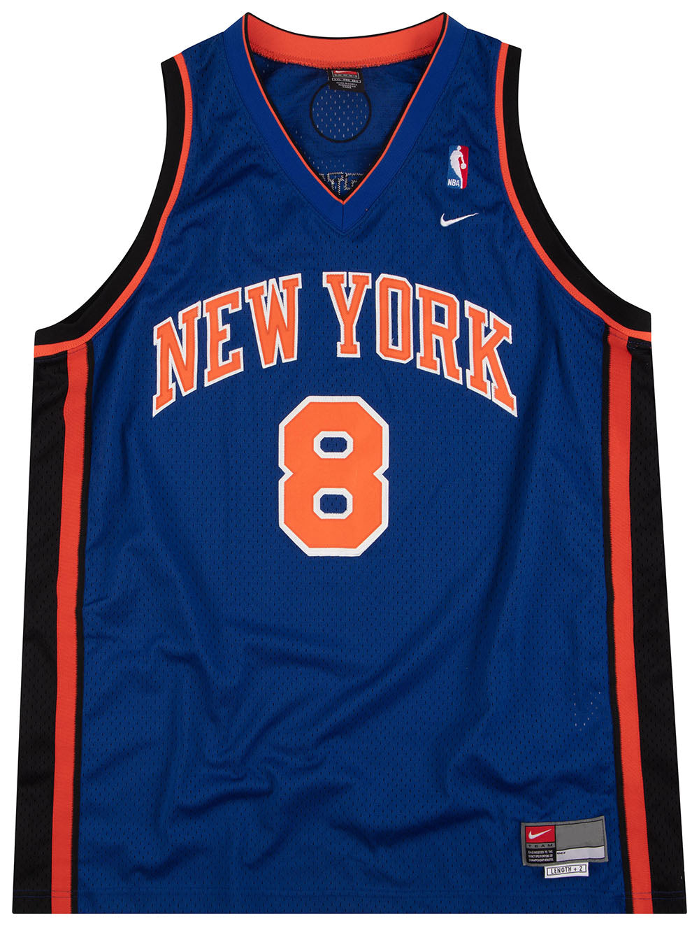 Vintage Nike NBA New York Knicks Latrell Sprewell #8 Stitched Jersey 