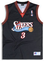 00's Allen Iverson All Over Philadelphia 76ers NBA T Shirt Size Medium –  Rare VNTG