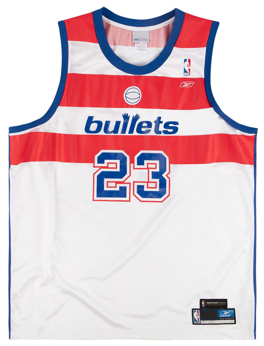 Washington Bullets Michael Jordan Reebok Hardwood Classics Jersey Size 2XL