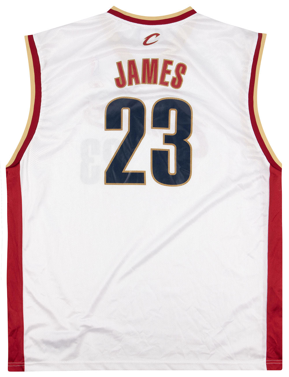 Lebron James #23 Cleveland Cavs White Away Rookie Jersey NBA Authentic  youth XL