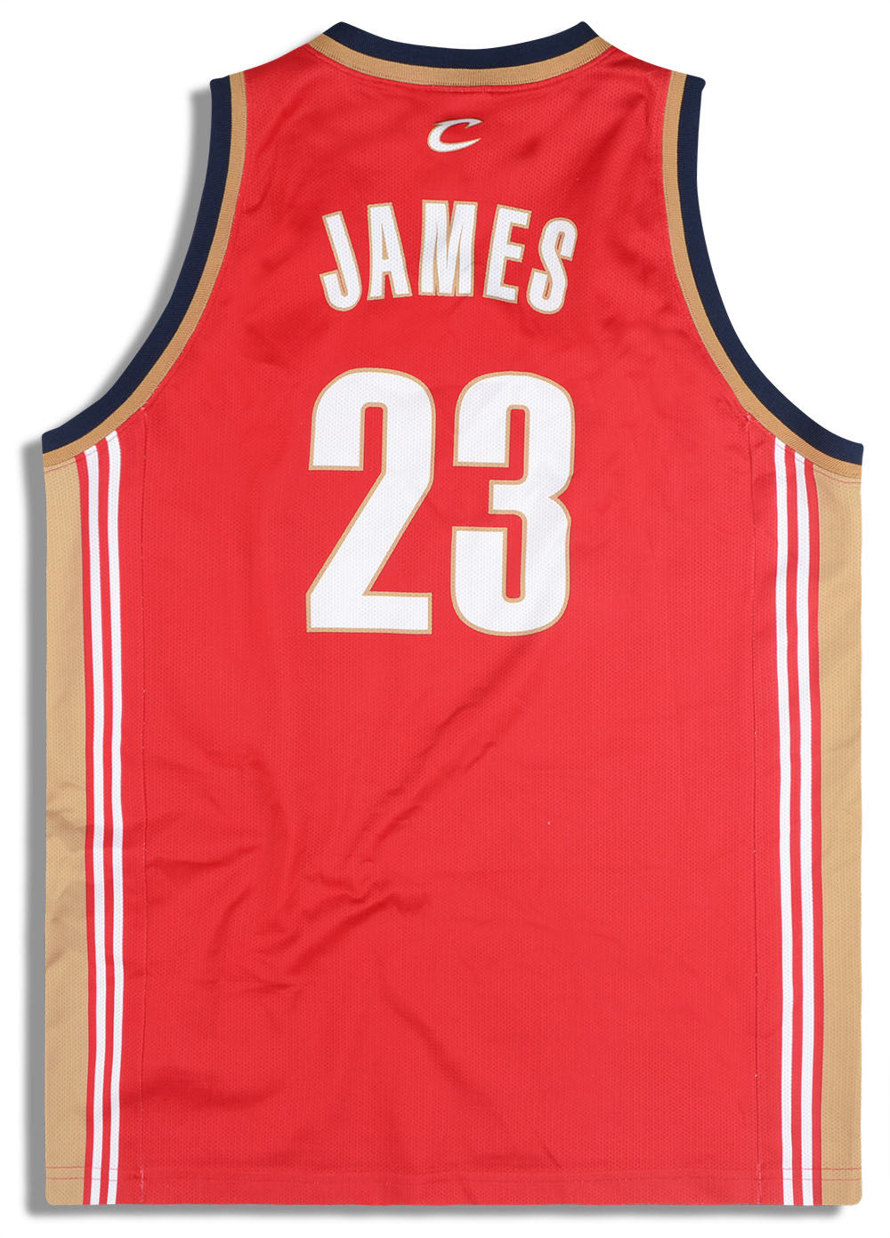 NBA Cleveland Cavaliers #23 LeBron James Front Back T-Shirt (XL