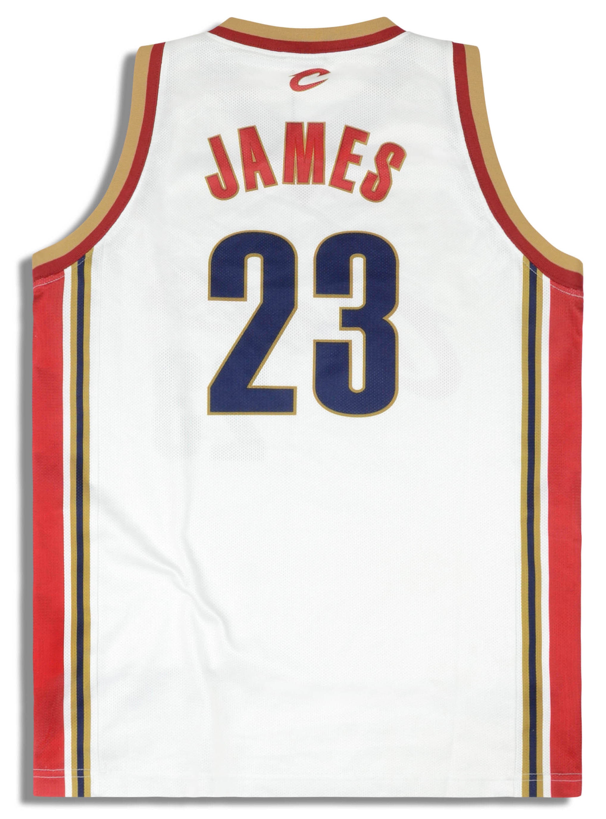 2003-10 CLEVELAND CAVALIERS JAMES #23 CHAMPION JERSEY (HOME) XL