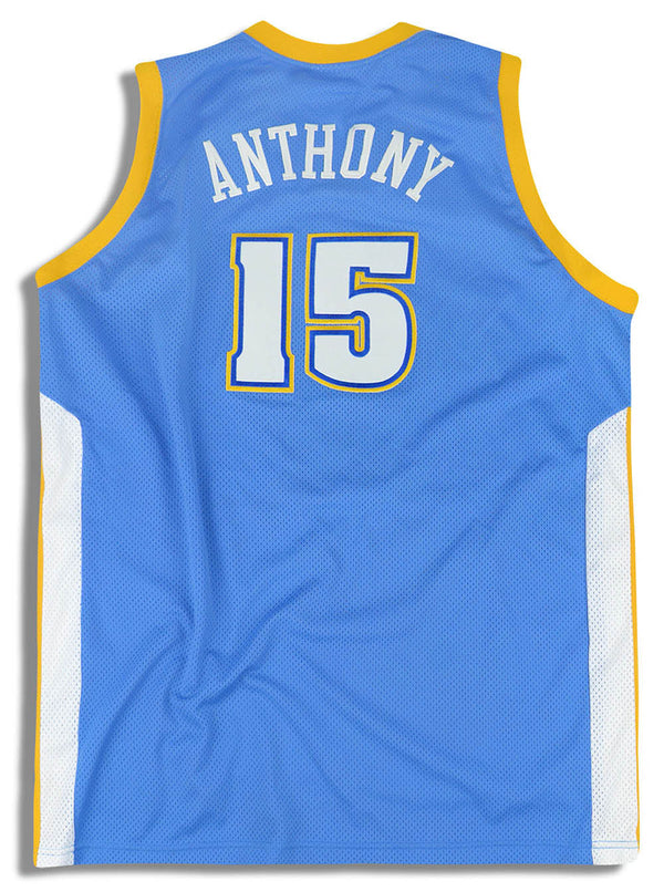 2003-10 AUTHENTIC DENVER NUGGETS ANTHONY #15 CHAMPION JERSEY (AWAY) XX -  Classic American Sports